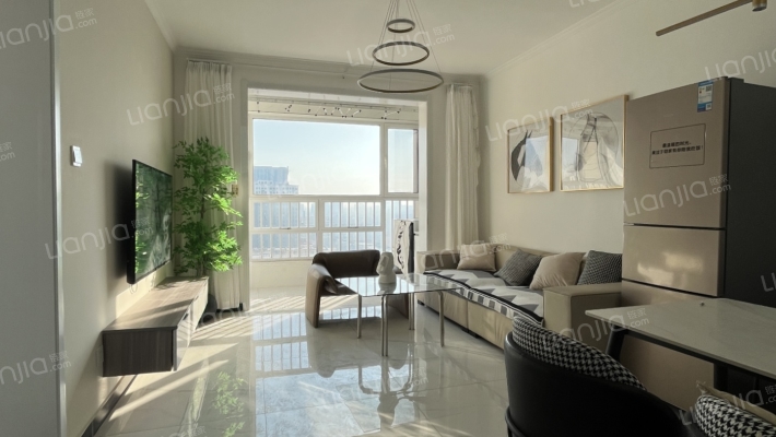 金域中央 2室2厅 南-客厅