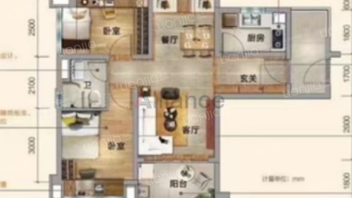 富力湾山海豪庭二手房实景图