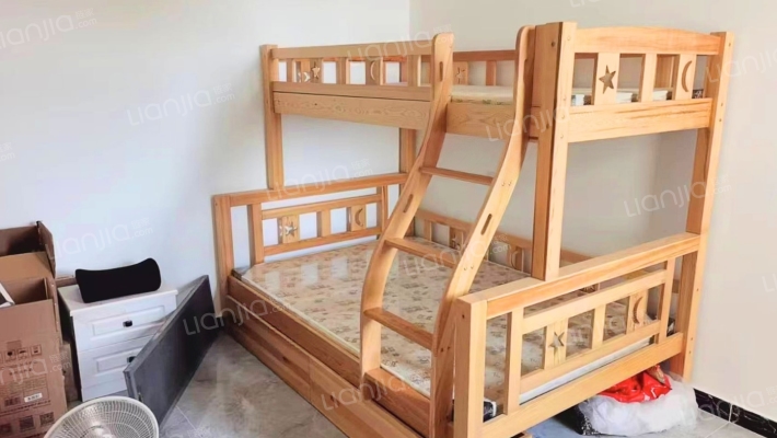 保利物业，集体供暖，坡地园林，人车分流-卧室C