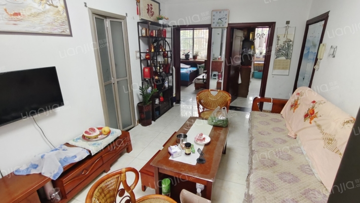 物探局园林社区 两居采光通风好 集中供暖 采光充足-客厅