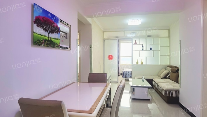 水岸花城大社区，毛坯房，全阳户型，集体供暖-客厅