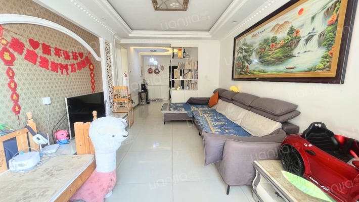 水岸花城 精装婚房 好楼层 采光无遮挡-客厅