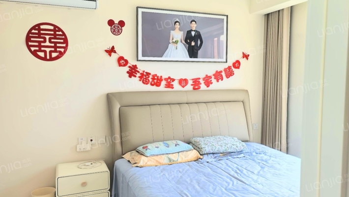精装修婚房，品牌家具家电，电动沙发-卧室A
