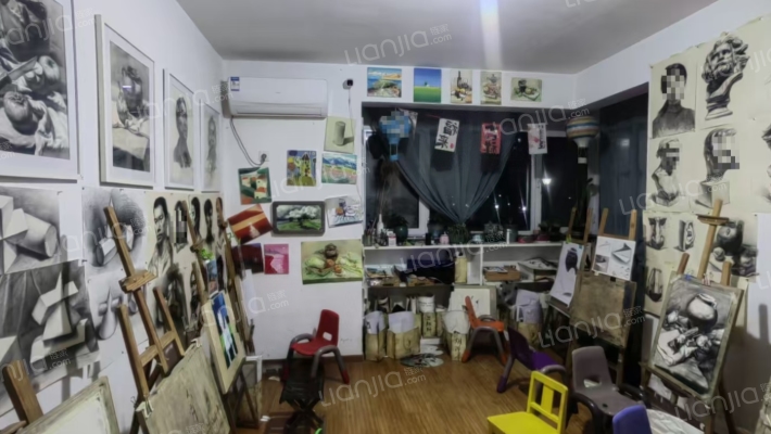 三利中和城大三居明厨明卫，采光好位置好，门口838站-卧室A