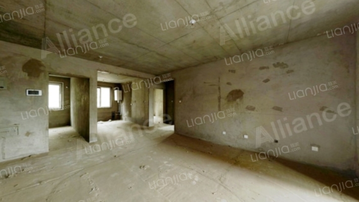 大3居 毛坯 中层 前面没有楼 南北通透 看房有钥匙-餐厅