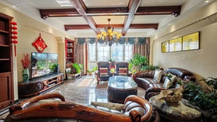 精装修 大院子 柏林顿水郡 独栋别墅 高品质的选择-客厅A