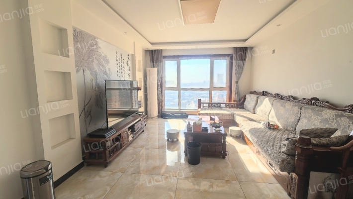 北京界三利中和城一期四居室精装修，南北通透，位置好-客厅