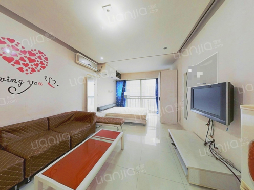 整租·水晶石国际公寓 1室0厅 东