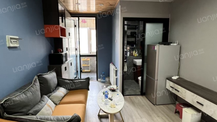 精装修拎包入住，全南两居室，全天采光无遮挡。-客厅