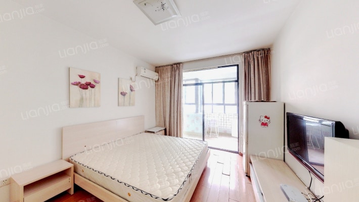 上海路，港湾一号，一房一厅精装阳光充足小户型26万-卧室