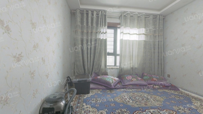 长沙北路上海城居家大户型宽敞明亮客厅卧室都有窗-卧室B