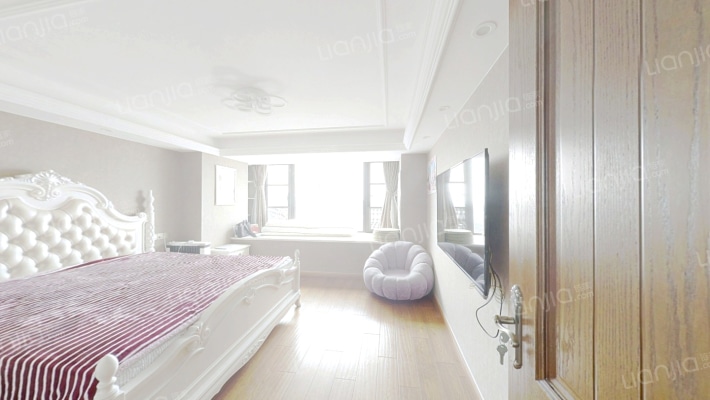 复式欧式精装公寓 自带天然气 居住舒适 小区环境优美-卧室B