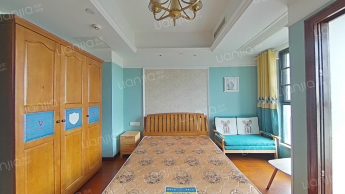 崇尚国广场装渡假公寓环境优雅舒适-卧室