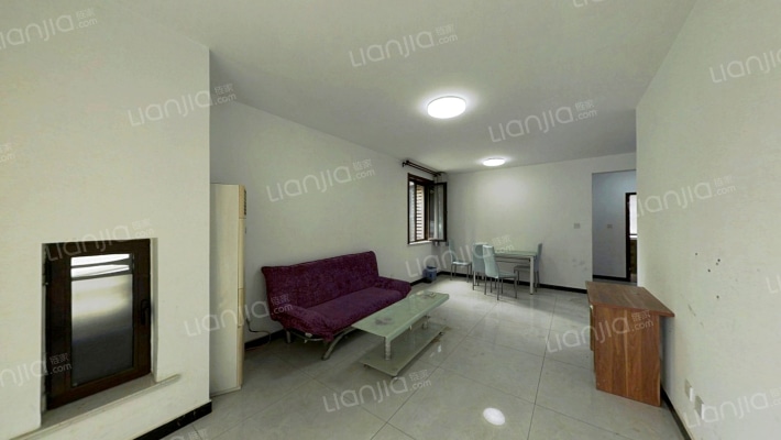 鸿坤理想湾北区 2室1厅 北 西南-客厅