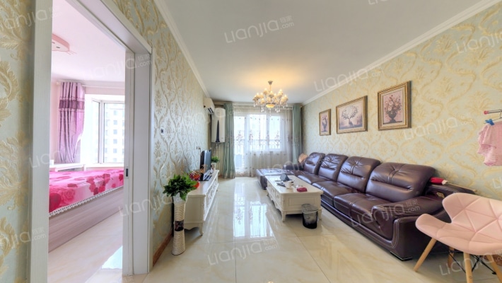 满五唯一  无尾款  带全屋家具家电  精装拎包入住-客厅