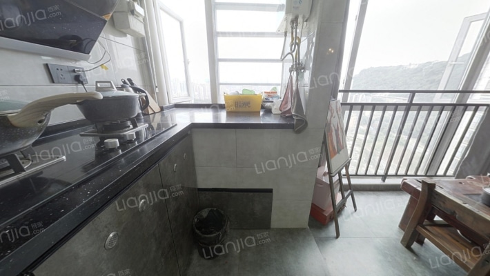渝中区李子坝精装一房拎包入住可以看江楼层高视野好-厨房