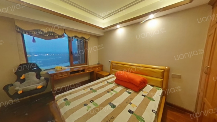 香江水岸新城 原房东精装4房 中式风格 拎包入住-卧室