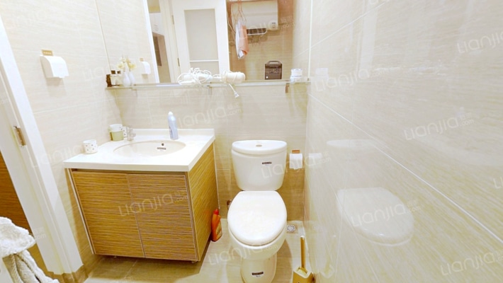 依云曦城楼下博爱湖公寓拎包包入住-卫生间