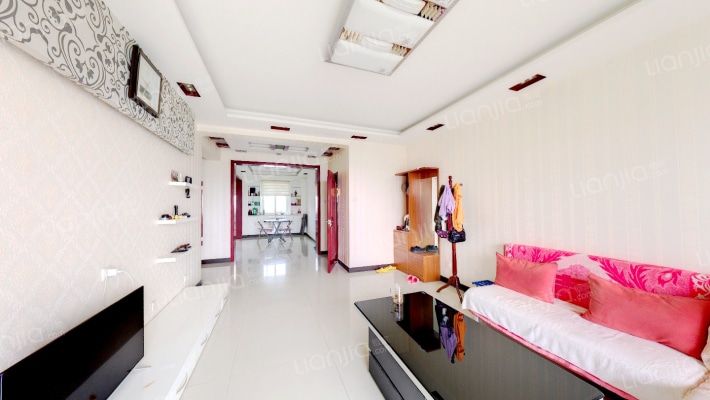 朝阳路 水乡园 南北通透大三居 集中供暖 免费停车-客厅