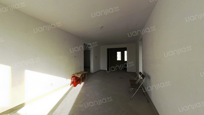 明厨明卫毛坯房南北通透三居室。-客厅