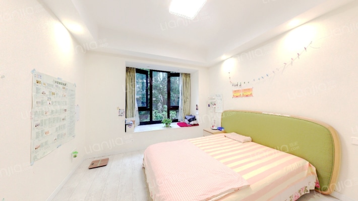 金辉城2016年洋房小区+两套打通155平精装4房-卧室B