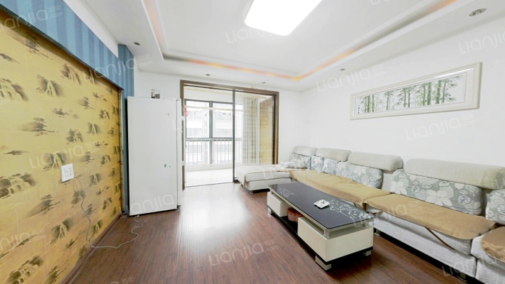 江南人家品质小区，绿化面积达，楼间距大，采光好-客厅