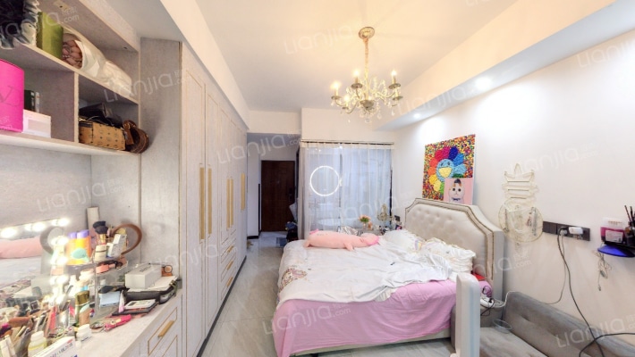 江北区海尔路 精装修一室一厅 拎包入住-卧室