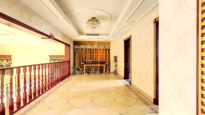 涿州别墅 竹语堂 独栋别墅 300万装修 3层高挑空-客厅B