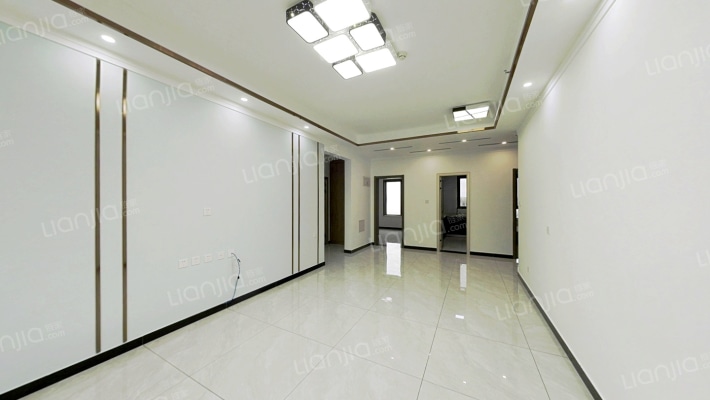 鸿坤新维港南北大三居出售精装修全天采光可居住可办公-客厅