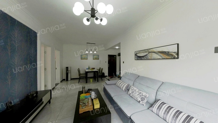 牛津花园    精装修两居室    随时看房-客厅