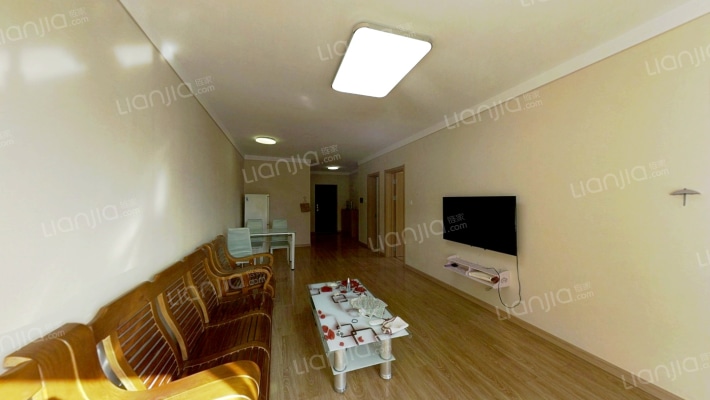 南向三居 精装 带地下车位 小卧无遮挡 中间层-客厅