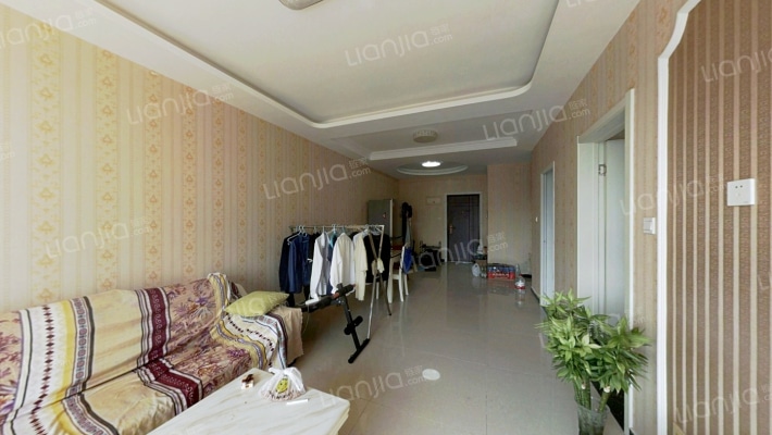 鸿坤理想湾南区 2室1厅 南-客厅