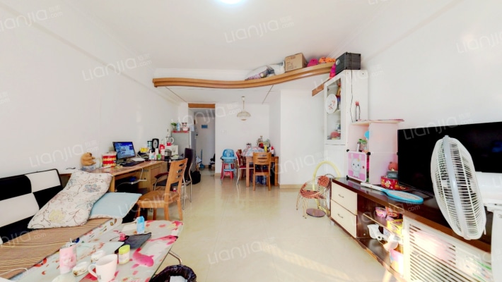 金兰花园温馨两房格局方正厅出阳台 广州白云白云大道南广信金兰花园二手房 广州链家