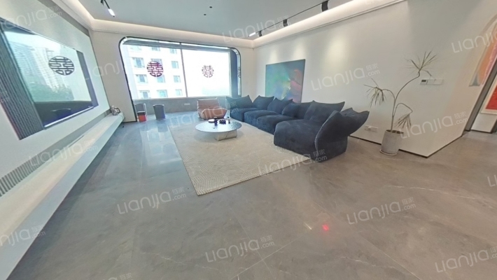 尚东城精装大平层  现代化设计 给你一个明星的家-客厅