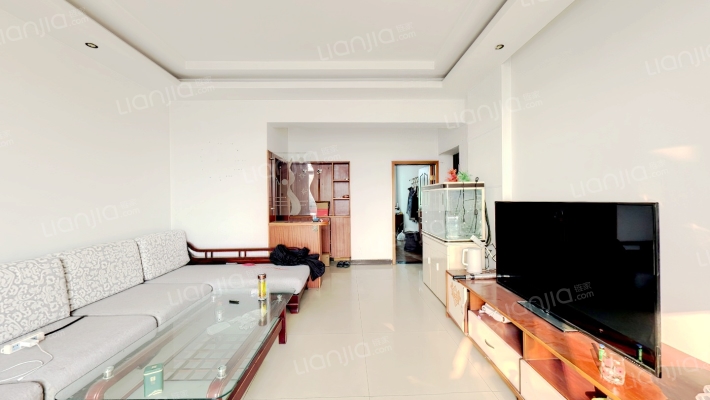 范阳旁，大社区，经典版楼，绿化好，环境美。-客厅