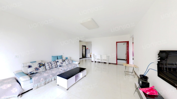 高铁新干线！南北通透大三居，明厨明卫，采光充足。-客厅