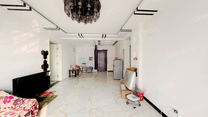 汇元尚品正规一居室，带装修，没遮挡-客厅