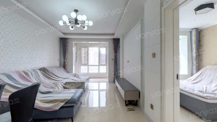 香邑溪谷 精装南向两居 拎包入住 房本满-客厅