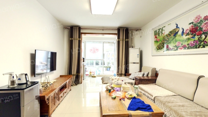 一层带小院南北通透大三居，采光视野好-客厅