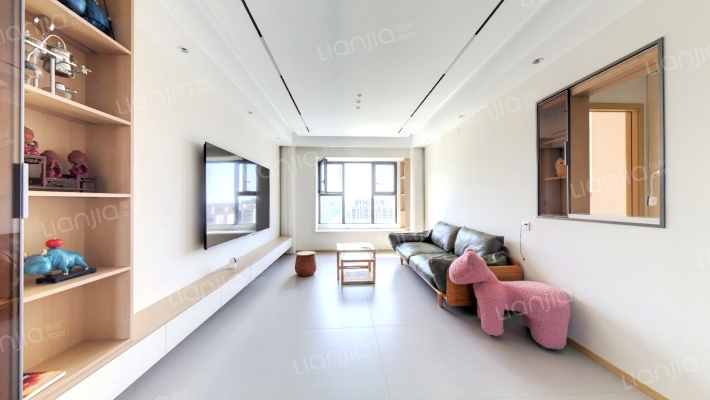 华远二期精装修四局，116平110万家具家电都留下-客厅