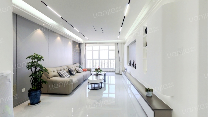 此房采光好，房本满二过户费低公园式社区-客厅