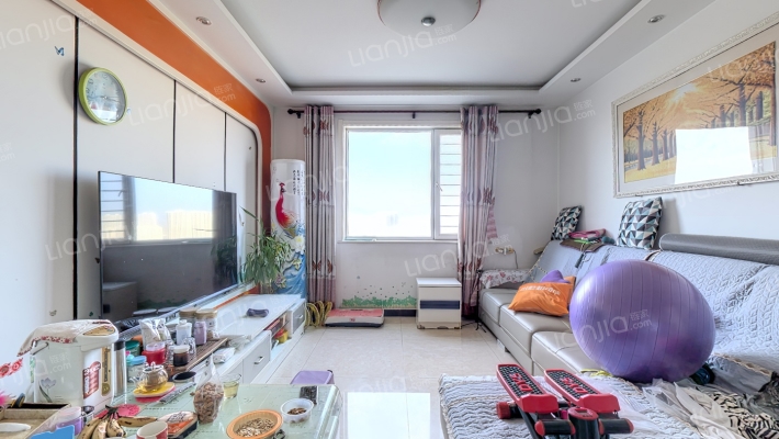 天保郦景社区为南北两排，共计九栋高层，电梯房-客厅