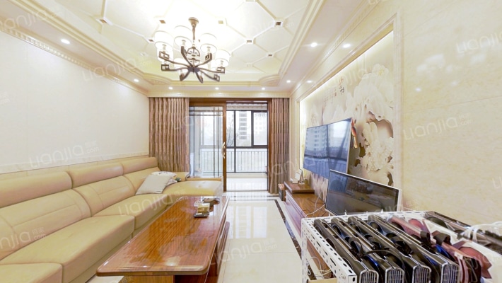 中南锦苑 自住精装2房，此套房保养的比较好-客厅