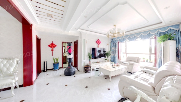 证满二 精装 南北通透3居 明厨明卫 样板间户型-客厅