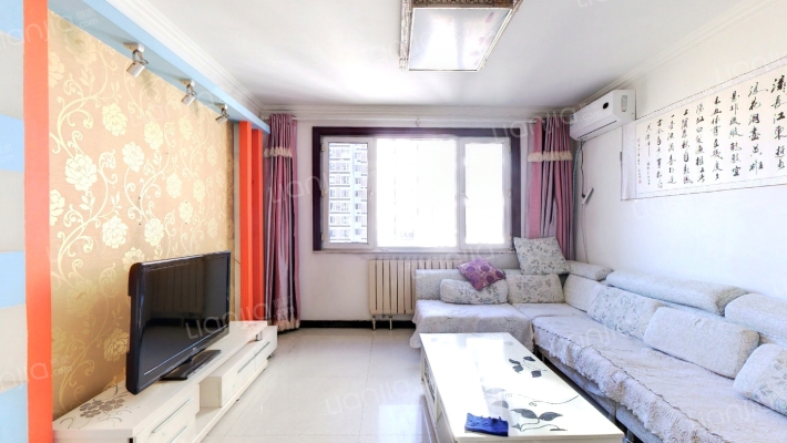 此房满五 南南北通透两居室 带装修 采光好-客厅