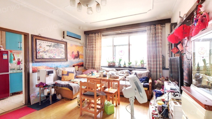 二康医院旁中间层 房本满五，税率低。采光充足无遮挡-客厅