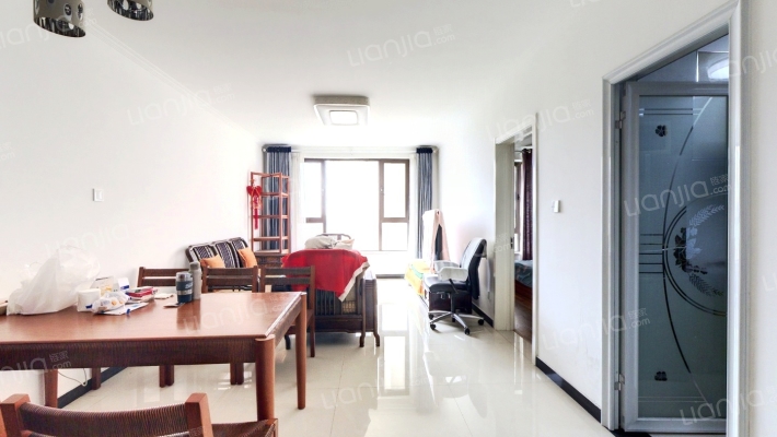 鸿坤全阳两居室   精装修    满二年   税费低-客厅