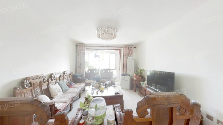 此房满二税费低，带车位地下室 好楼层 采光视野好-客厅