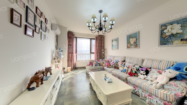 涿州高铁东站，鸿坤理想湾全南2居室，精装修-客厅