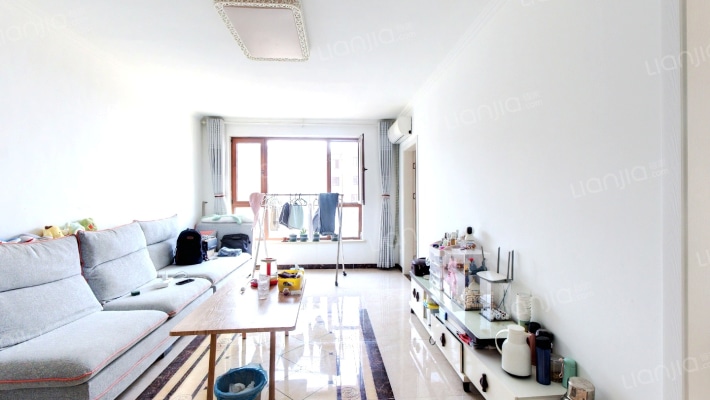 鸿坤高铁新干线，南北双通透C3户型三居室-客厅